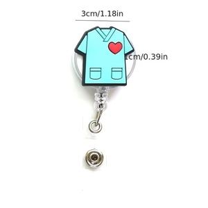 Badge Holder Keychain